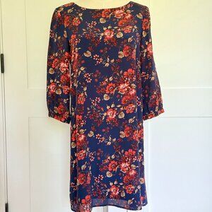 Amour Vert Silk Floral Dress